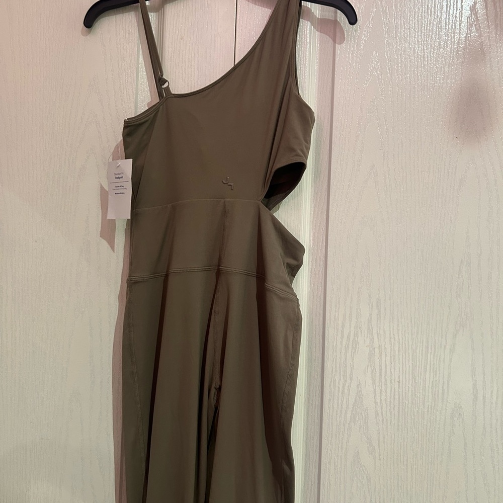 JoyLab One Shoulder  Asymmetrical Flare Bodysuit